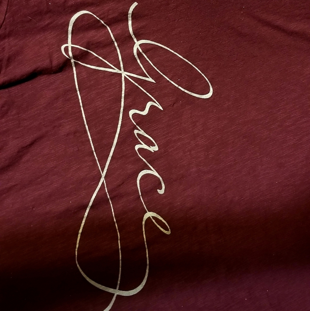 Dark Purple V-neck